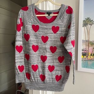 TORRID Size 1 heart sweater